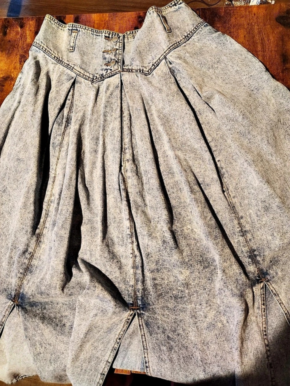 Vintage 1980's Jordache Denim Skirt